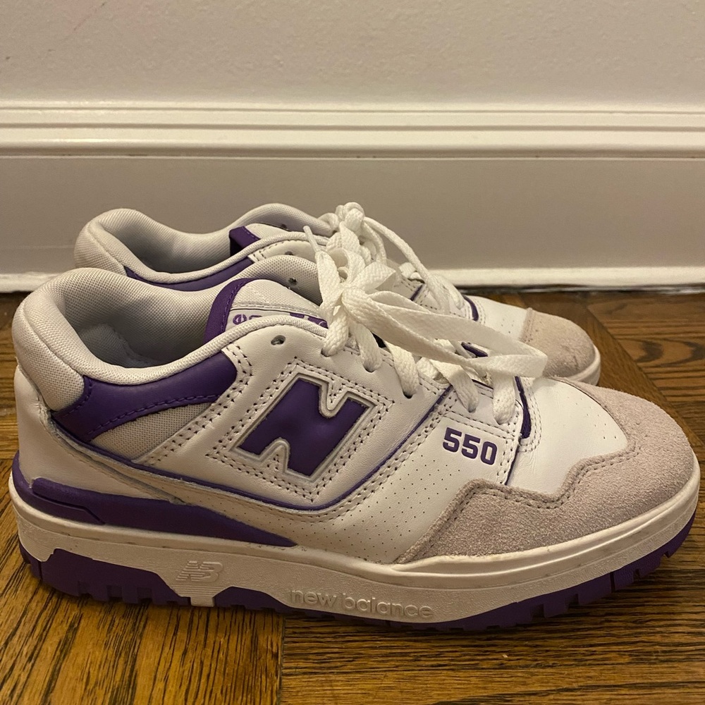 Purple New Balance 550